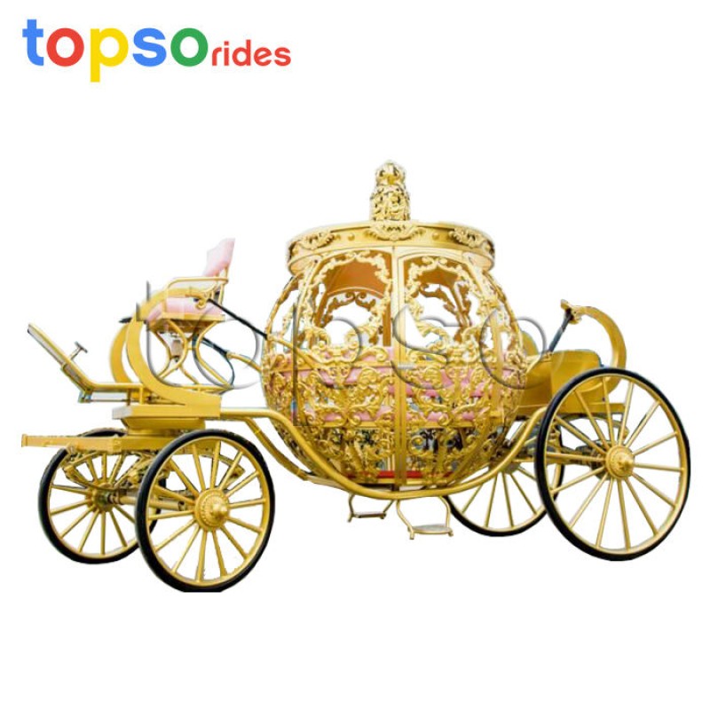 Golden Carriage Factory - Golden Cinderella Horse Drawn Carriage