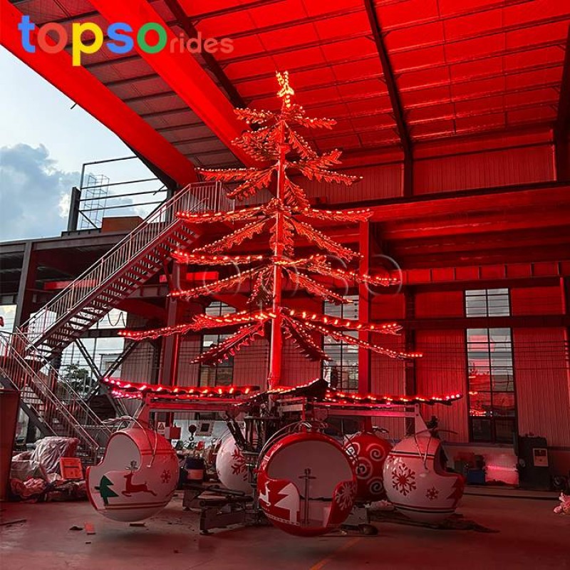 Xmas Ride Supplier - Xmas Tree Rides Outdoor Amusement