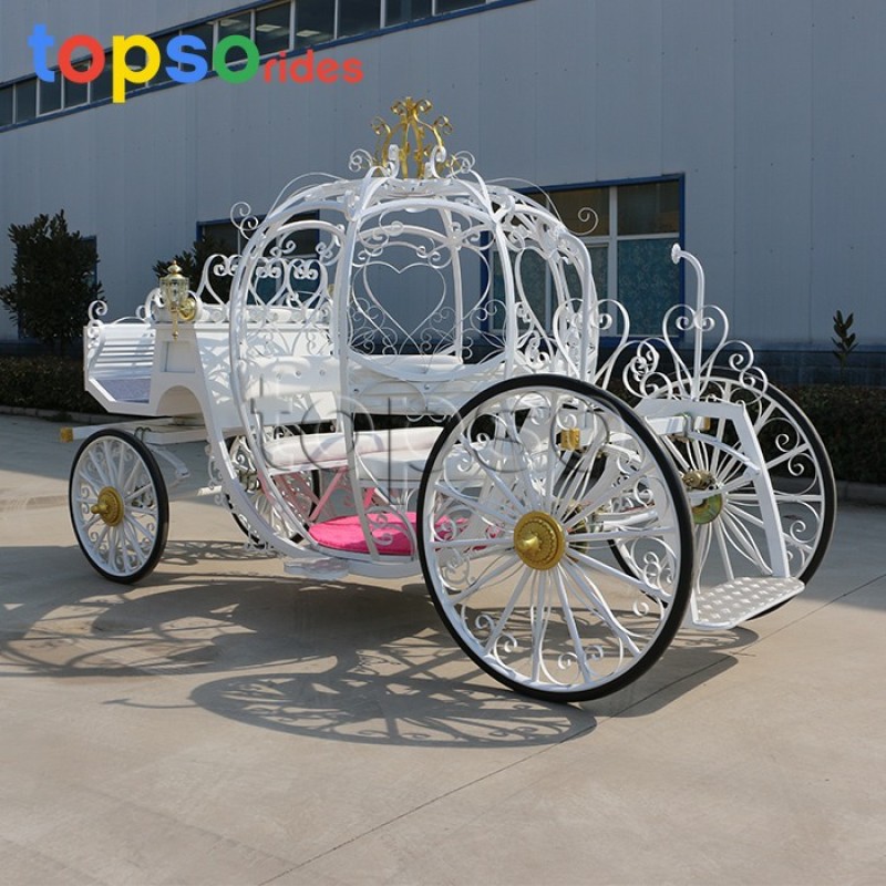 Golden Carriage Supplier - Golden Cinderella Horse Drawn Carriage