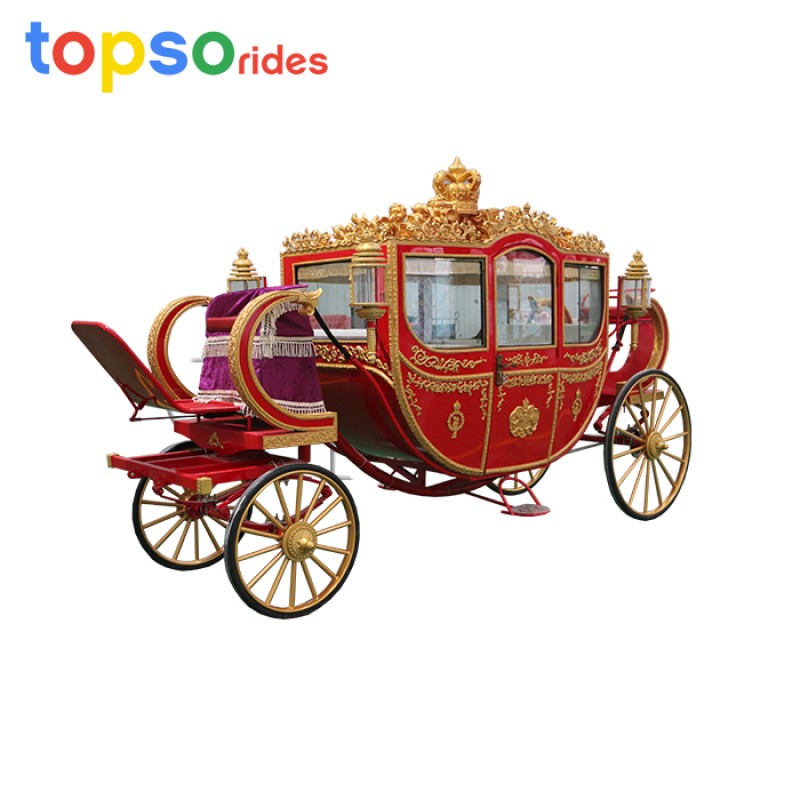 Golden Carriage Factory - Golden Cinderella Horse Drawn Carriage