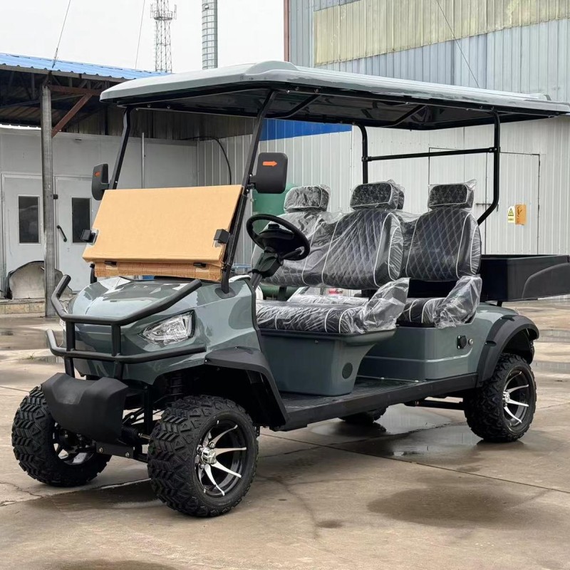 Golf Club Cart Manufacturer - 48V Lifted Buggy Load
