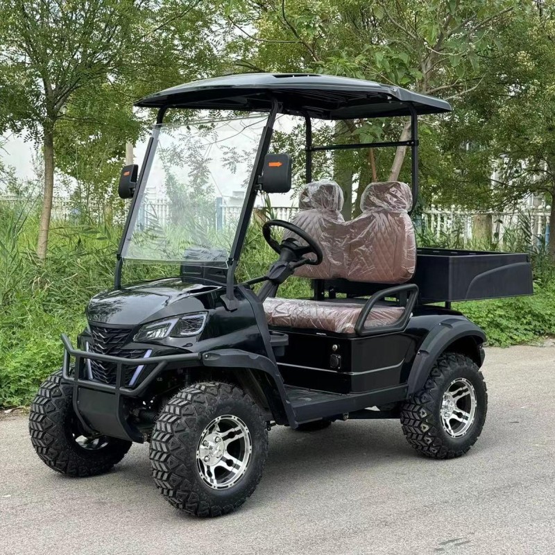 Golf Club Cart Manufacturer - 48V Lifted Buggy Load