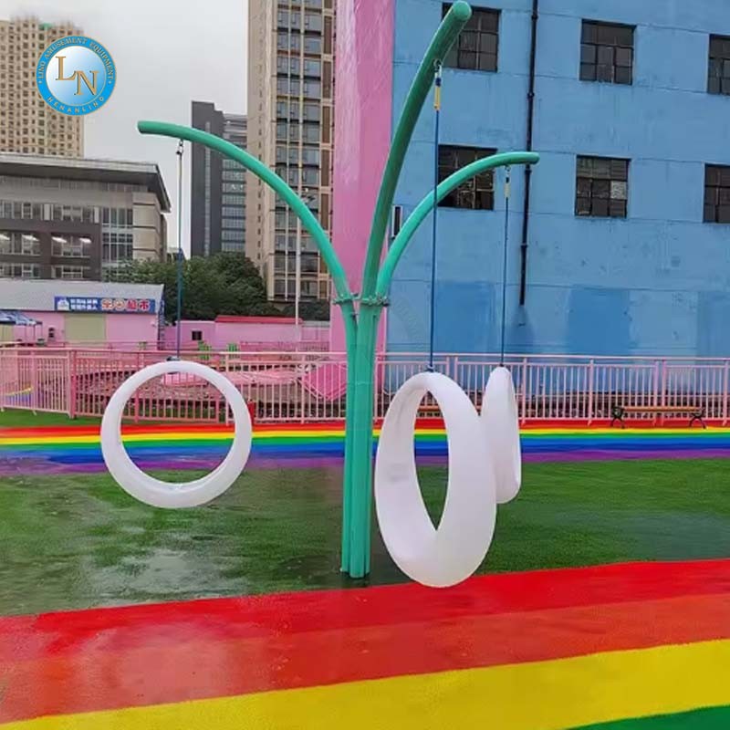 Rainbow Slide Manufacturer - Commercial Playground Plastic Slide
