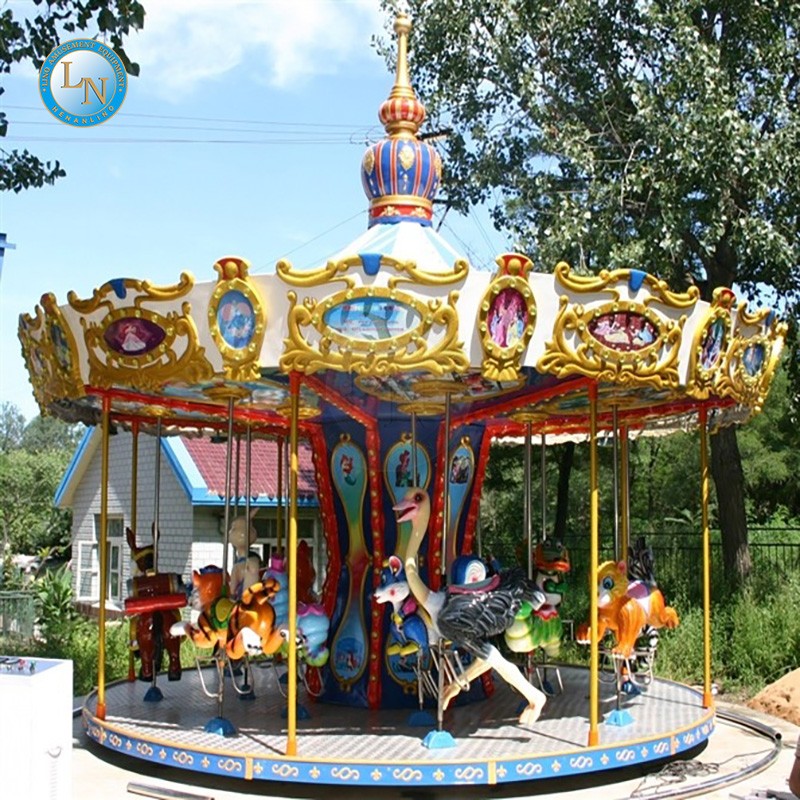 Carousel Manufacturer - Deluxe 16 Seats Merry Go Round Electric