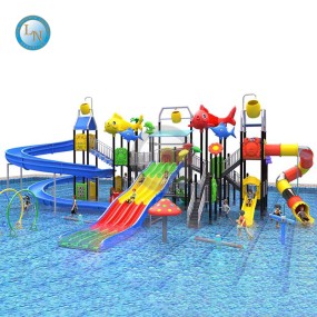 Climbing Game Manufacturer - Double Slide Set Outdoor Playground