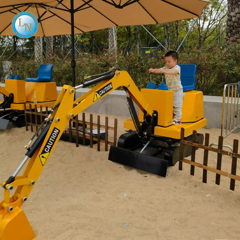 Excavator Machine Manufacturer - Outdoor Park Kids Game Metal Toy