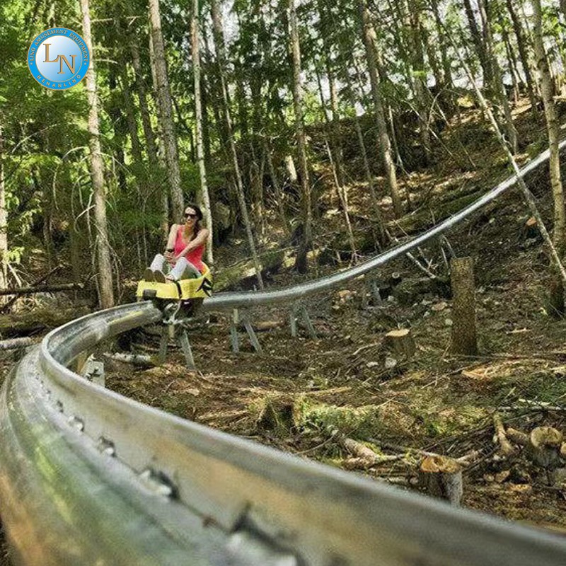 Grass Skiing Ride Factory - Hillside Grassland Sliding Equipment