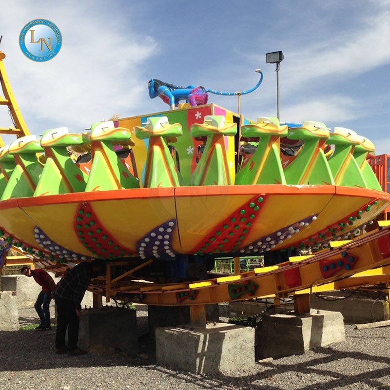 Flying UFO Ride Manufacturer - Magic Saucer Amusement Park Equipment