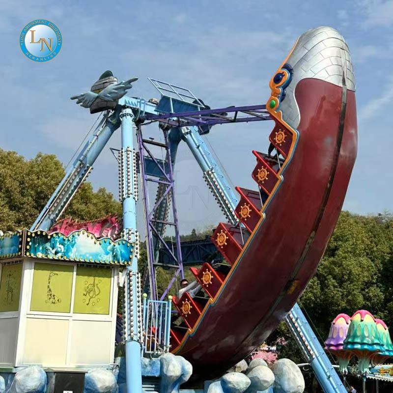 Pirate Ship Factory - 24 Seats Outdoor Fairground Manege Equipment