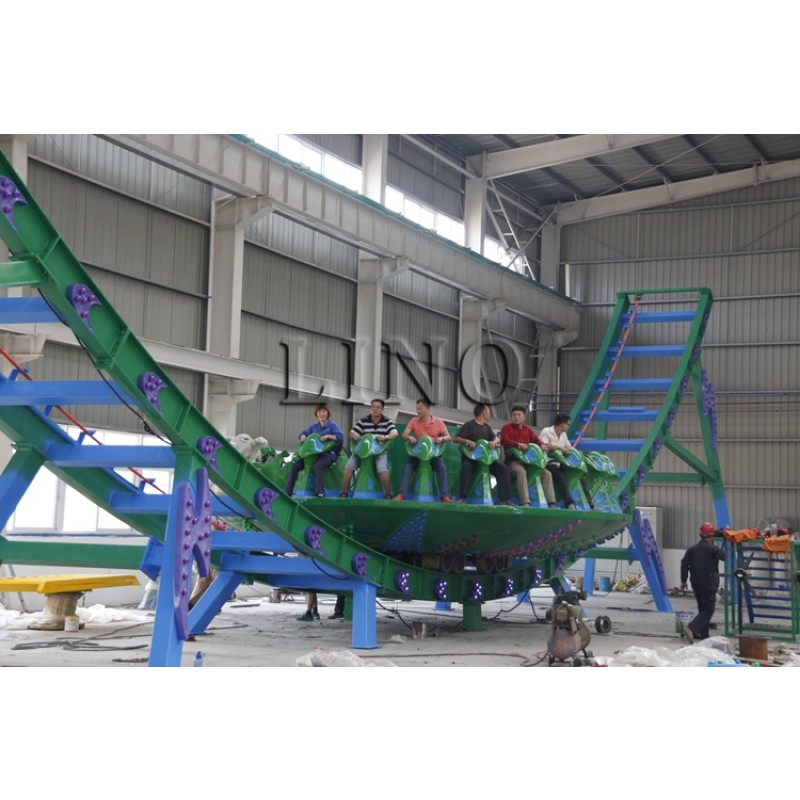 Flying UFO Ride Manufacturer - Thrill Trailer Amusement Park Equipment