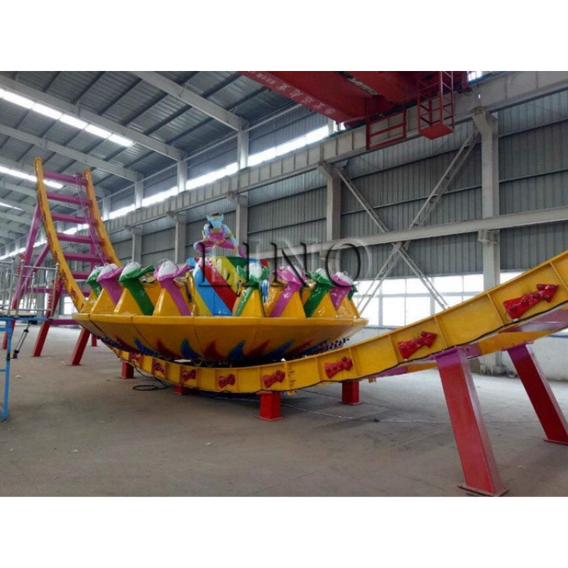 Flying UFO Ride Manufacturer - Thrill Trailer Amusement Park Equipment