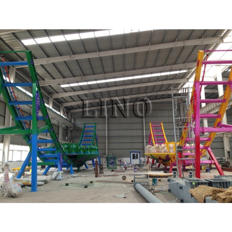 Flying UFO Ride Manufacturer - Thrill Trailer Amusement Park Equipment