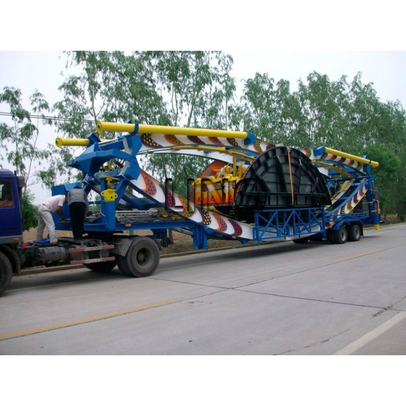 Flying UFO Ride Manufacturer - Thrill Trailer Amusement Park Equipment