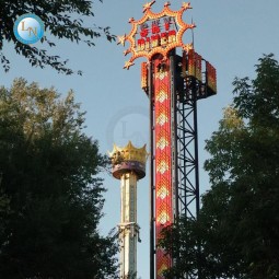 Drop Tower Factory - 24M Height Outdoor Thrill Ride Equipment