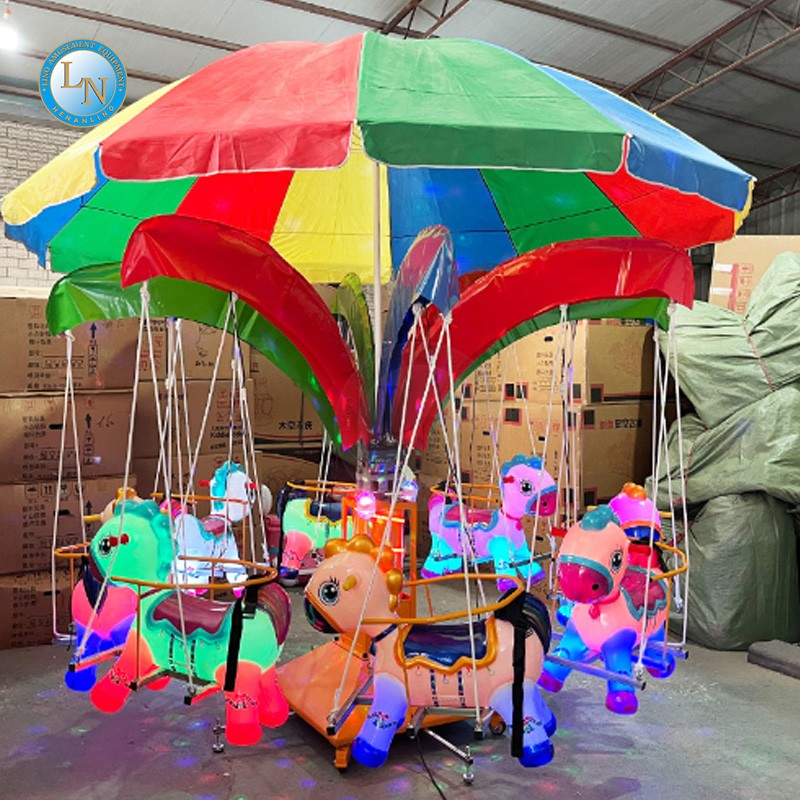 Electric Swing Factory - Flying Fish Rotary Chair Commercial Outdoor