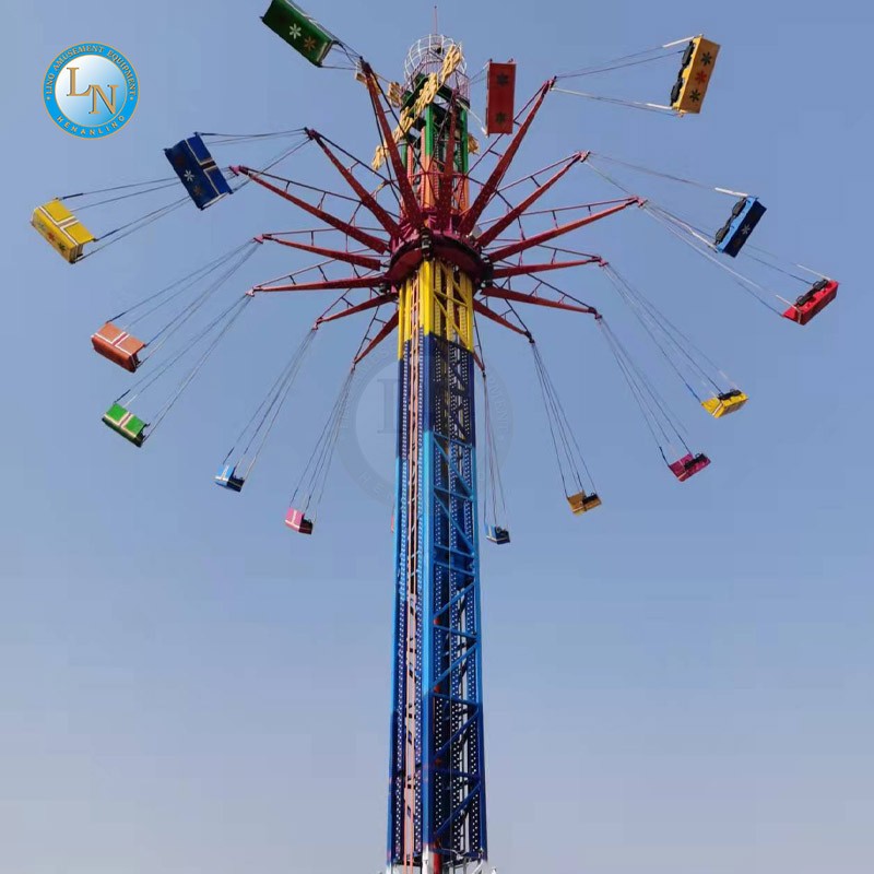 Flying Drop Tower Factory - Mechanical Game Theme Park Equipment