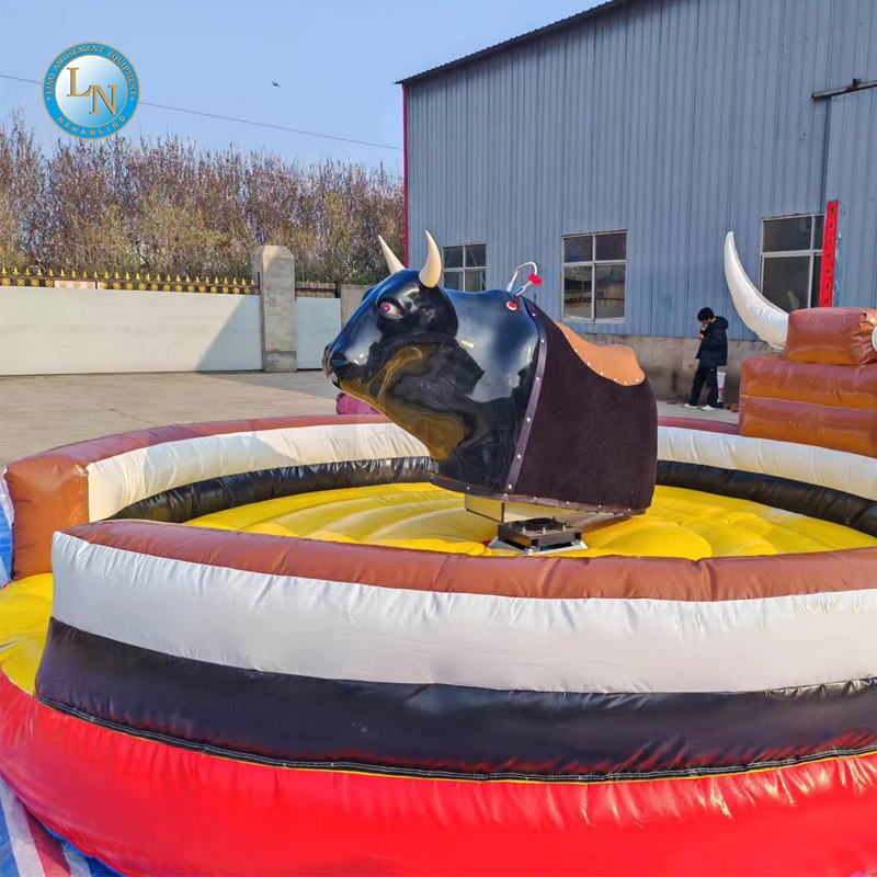 Rodeo Bull Factory - Carnival Cowboy Mechanical Inflatable Game