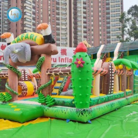 Bungee Trampoline Manufacturer - Outdoor 4 in 1 Round Inflatable