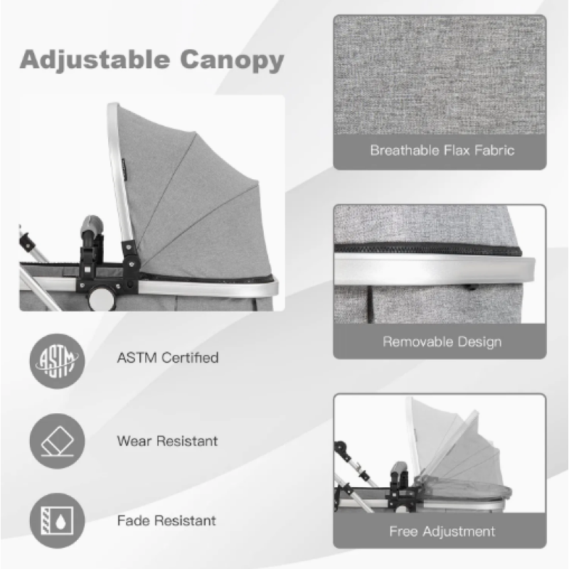Baby Stroller Factory - Foldable Jogger with EVA Wheels