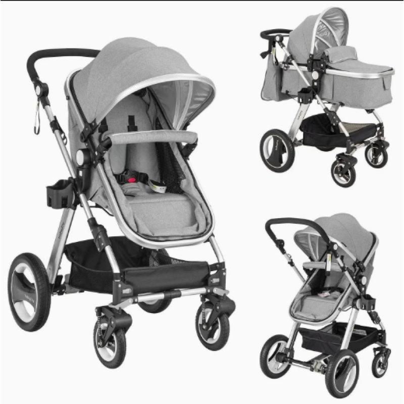 Baby Stroller Manufacturer - OEM Alloy Frame 4 Wheel Pram