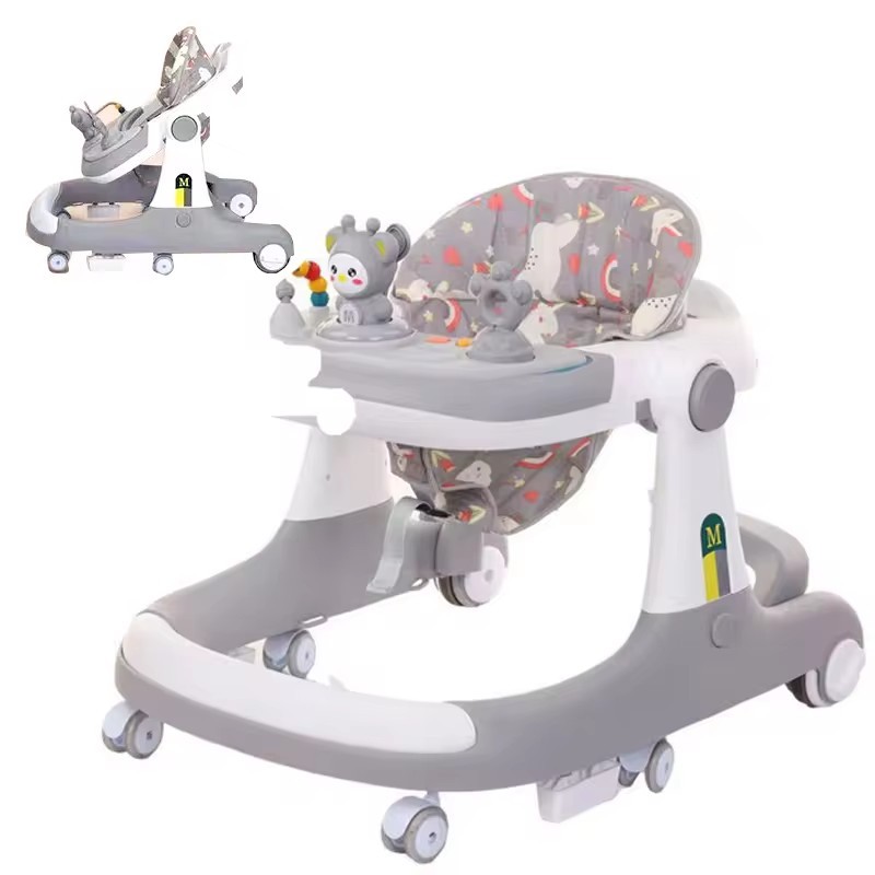 Baby Walker Factory - Cartoon Adjustable Trolley