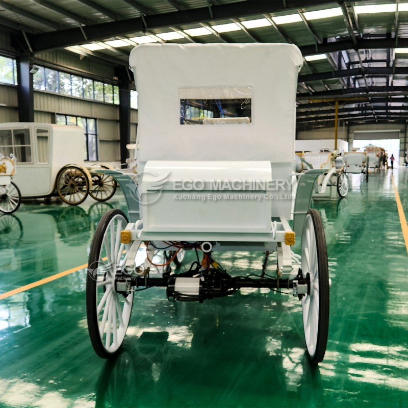 Sightseeing Carriage Factory - Elegant White Four Wheels Wholesale