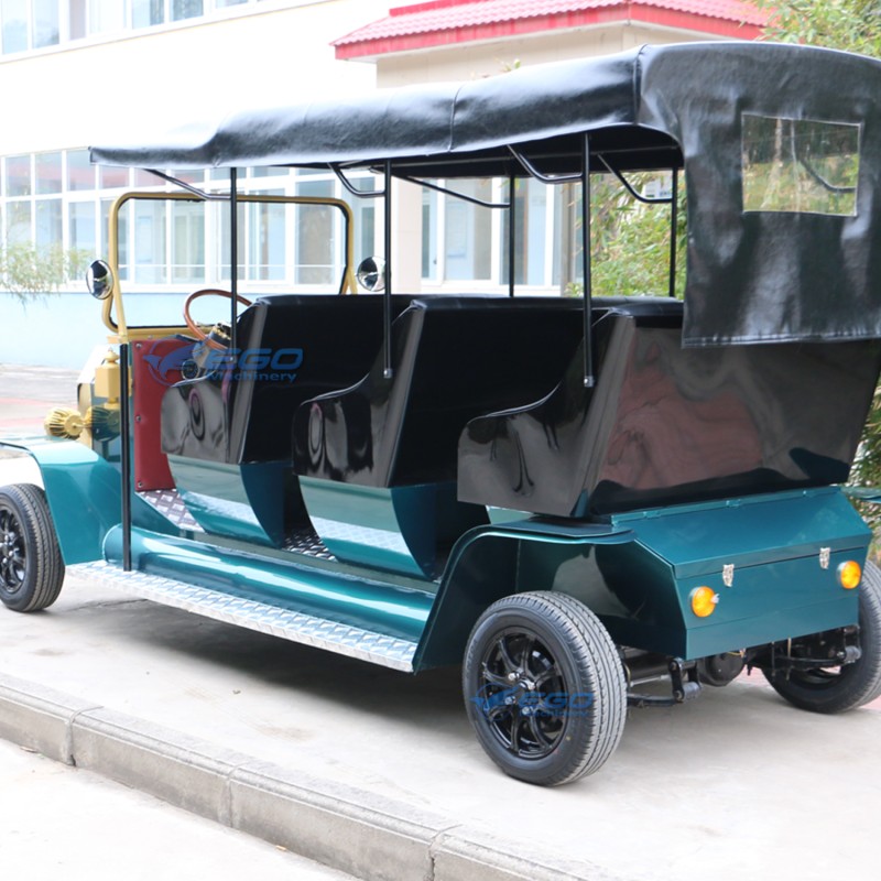 Classic Car Manufacturer - Green Three Rows Special Transportation