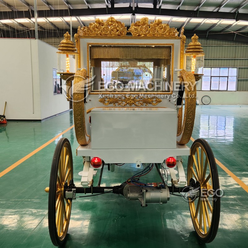 Royal Horse Carriage Factory - Double-Function White Gold Carriage