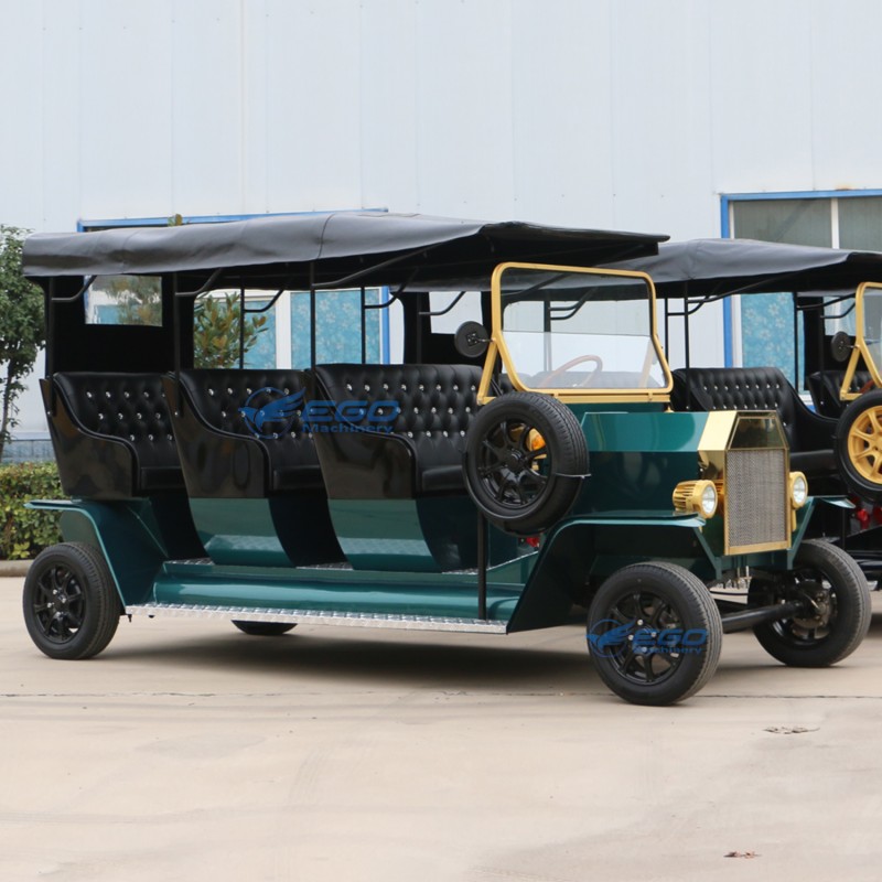 Classic Car Manufacturer - Green Three Rows Special Transportation