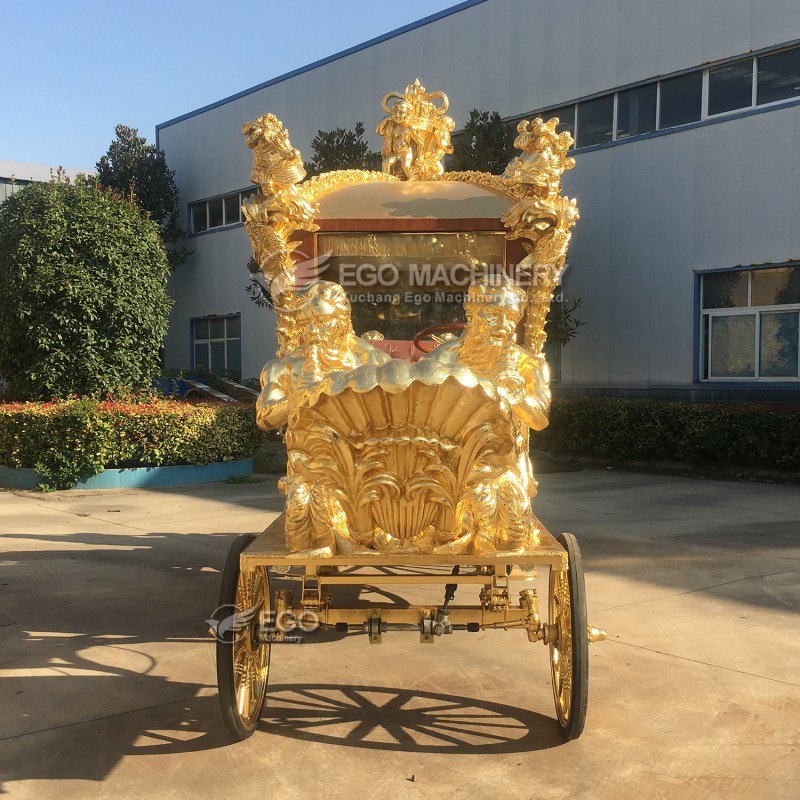 Royal Horse Carriage Factory - Custom Luxury Gold Electric Carriage