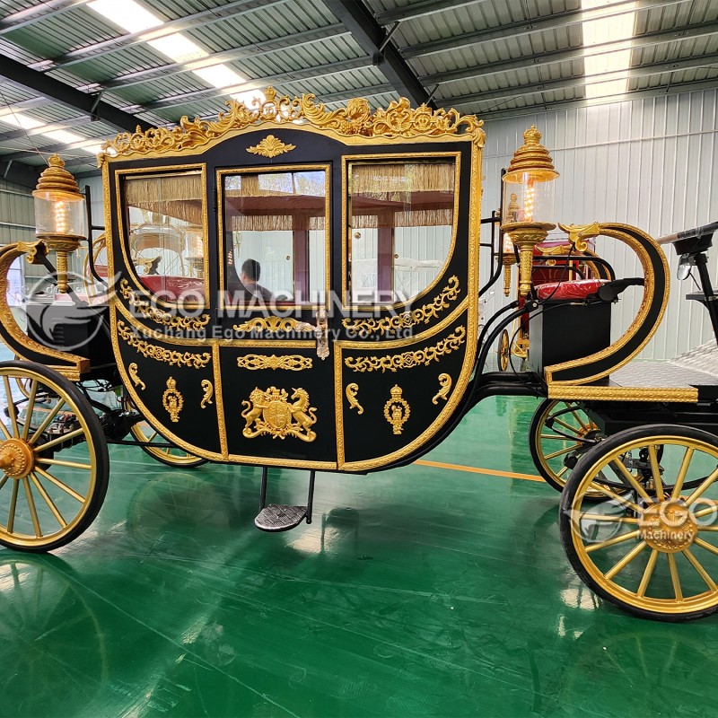 Royal Horse Carriage Factory - Black Gold Multi-functional Luxury