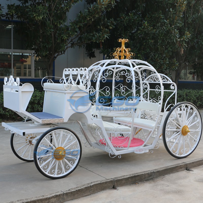 Pumpkin Carriage Manufacturer - Elegant Wedding White Cinderella Carriage