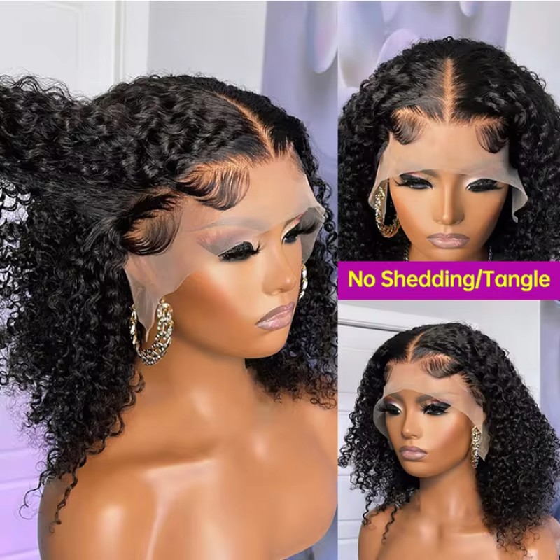 Bob Wig Factory - Kinky Curly Short Lace Front Human Hair