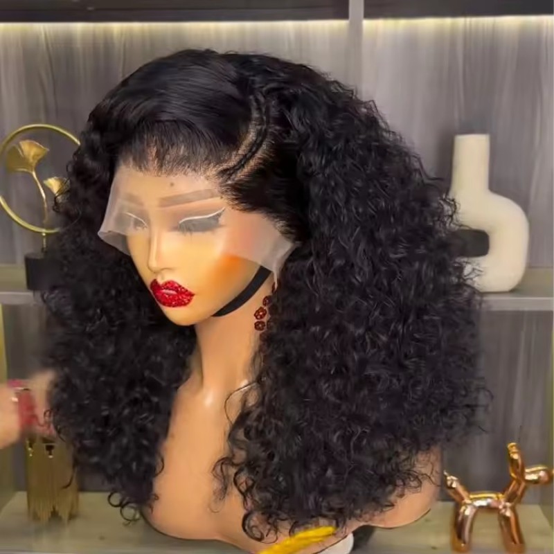 Bob Wig Factory - 180% Curly Brazilian Remy Deep Wave