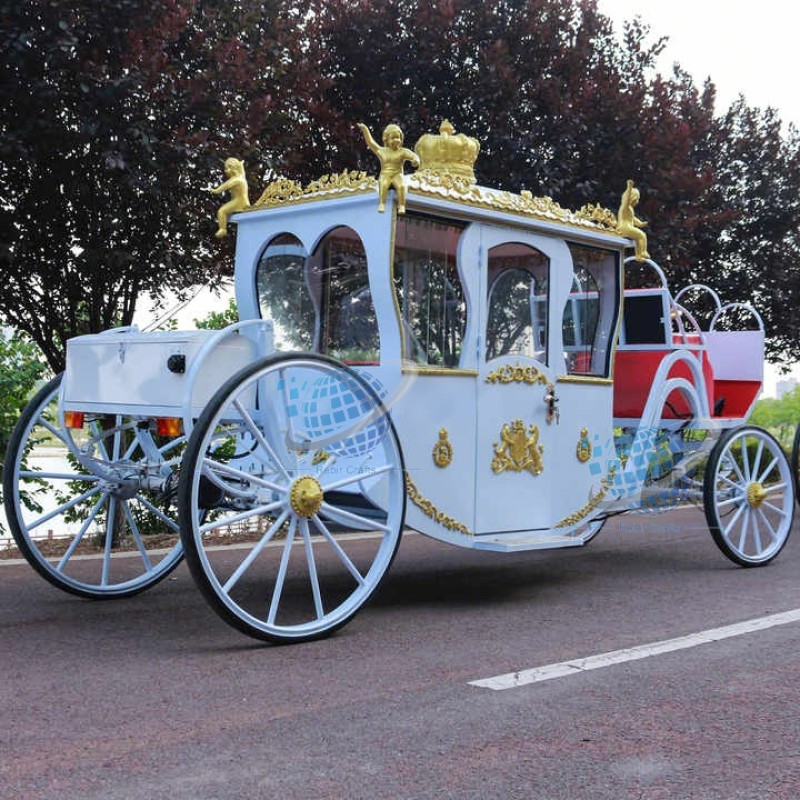 European Carriage Factory - Classic Wedding Electric Horseless Wagon