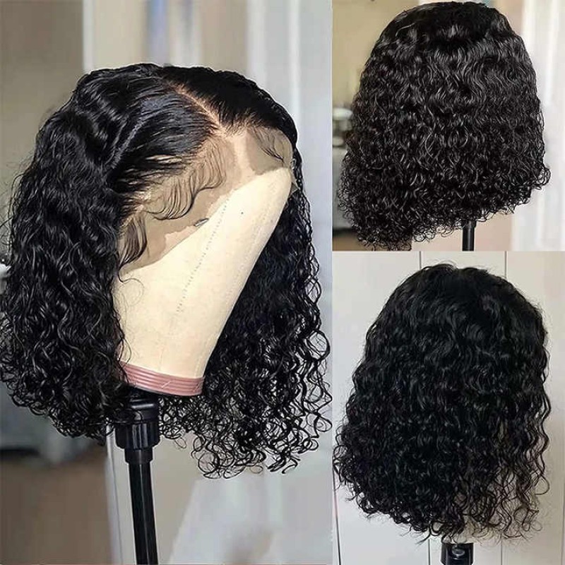 Lace Frontal Wig Manufacturer - Deep Wave 200% Density Brazilian