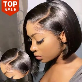 Lace Front Wig Factory - Brazilian Virgin Remy Straight Bob