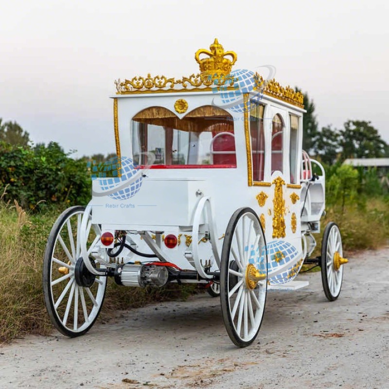 European Carriage Factory - Classic Wedding Electric Horseless Wagon