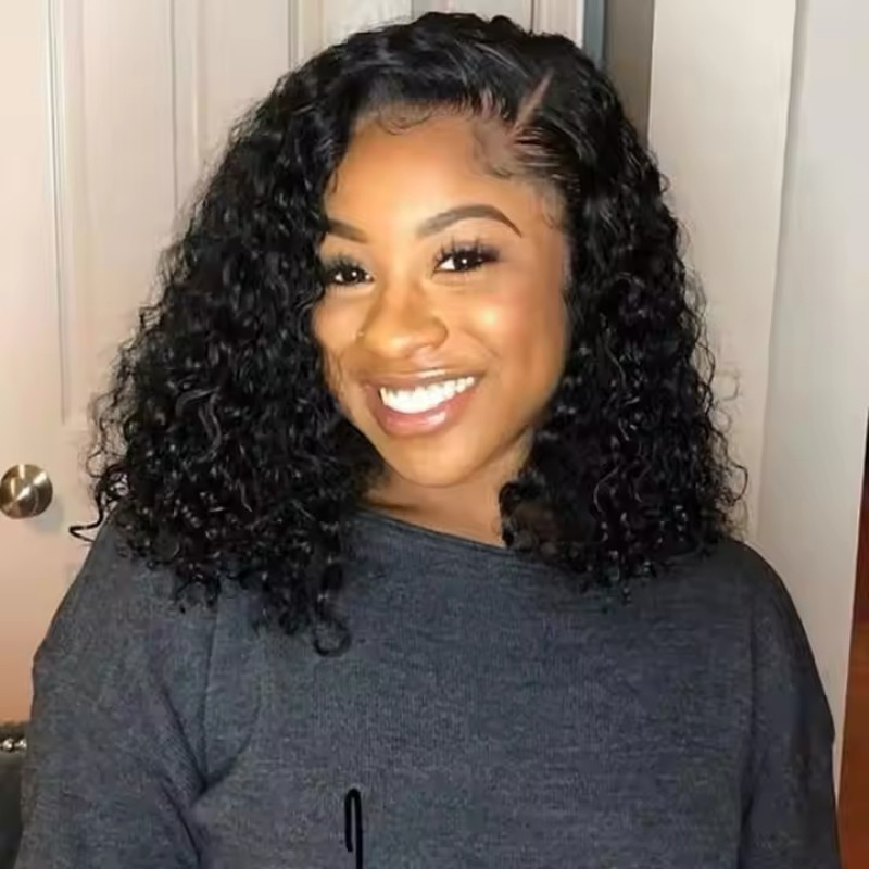 Lace Front Wig Manufacturer - Brazilian 13x4 Straight Bob Large Cap