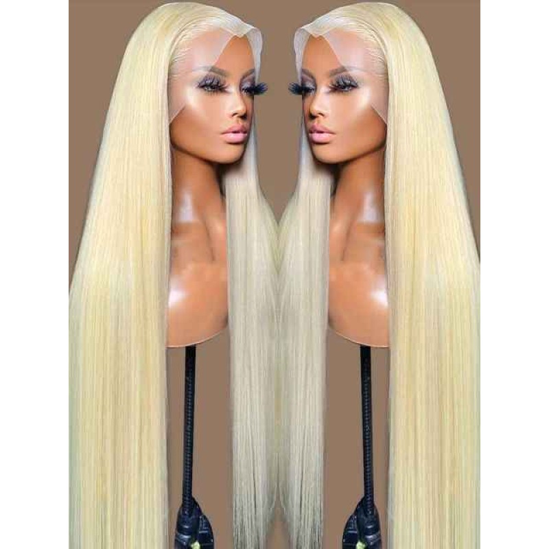 Lace Wig Manufacturer - 40Inch Vietnamese Raw HD Blonde Bone Straight