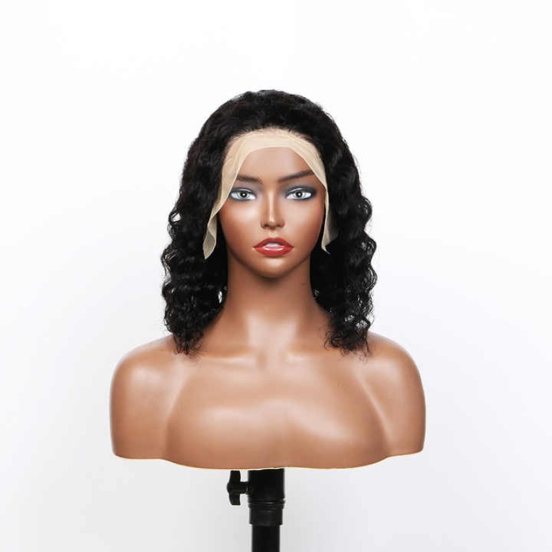Lace Frontal Wig Manufacturer - Deep Wave 200% Density Brazilian
