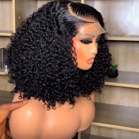 Bob Wig Factory - Indian Raw Virgin Deep Curly Lace Front