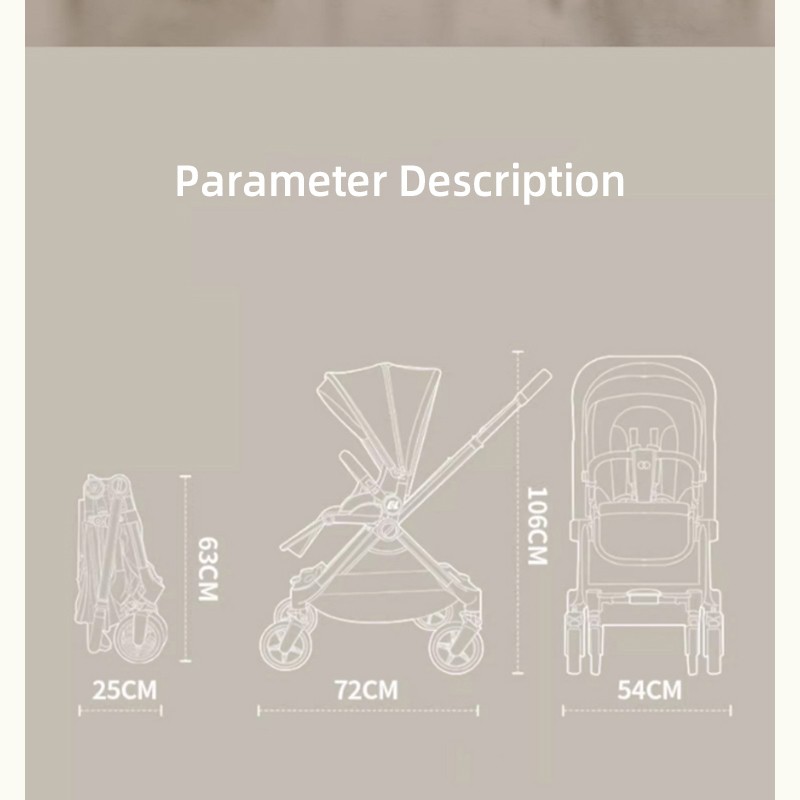 Baby Stroller Manufacturer - 360 Rotation Adjustable Handle