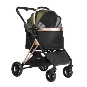 Pet Stroller Manufacturer - Popular Separate Basket Breathable