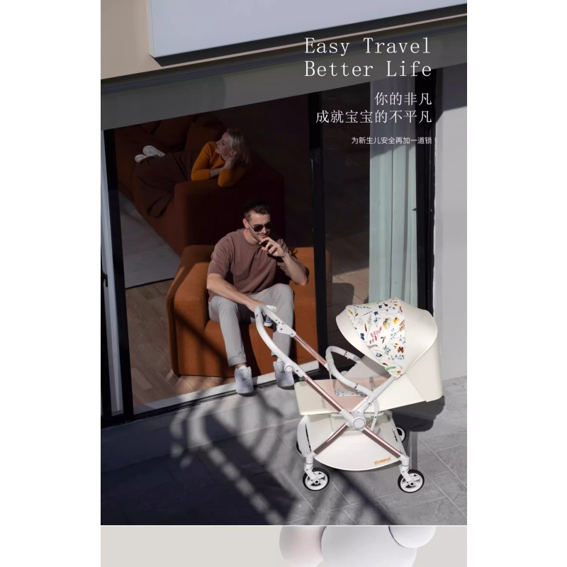 Baby Stroller Manufacturer - Adjustable Canopy Comfortable Backrest