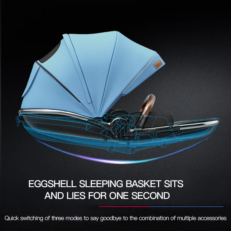 Baby Stroller Manufacturer - Aluminum Frame Eggshell Backrest