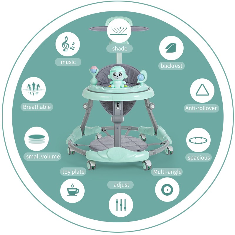 Baby Walker Manufacturer - Factory 3 in 1 Musical Cartoon