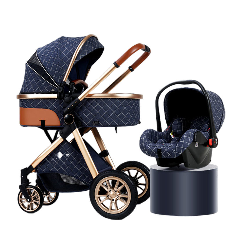 Baby Stroller Factory - Luxury High View 3 in 1