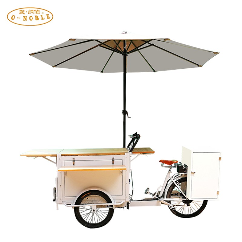 Food Tricycle Supplier - Wooden Vending Truck