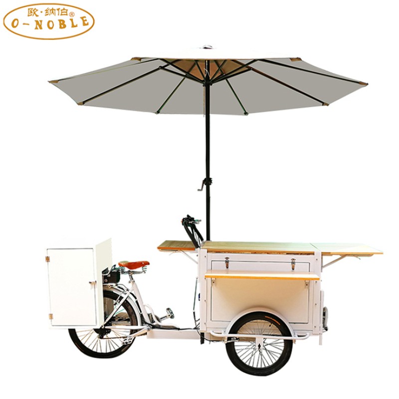 Food Tricycle Supplier - Wooden Vending Truck